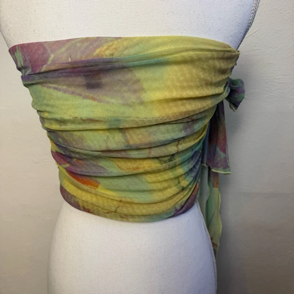 Pretty Little Thing Watercolor Tube‎ Top